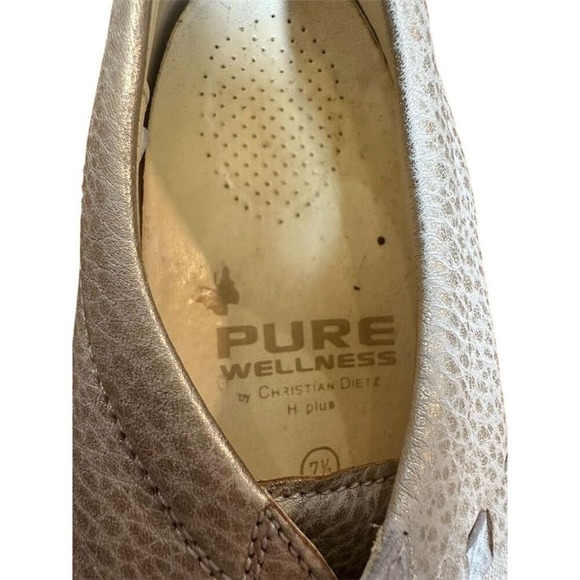 Pure Wellness Womens Beige Lace-Up Sneakers Size 7.5 Woven‎ Pattern Casual - Picture 4 of 9